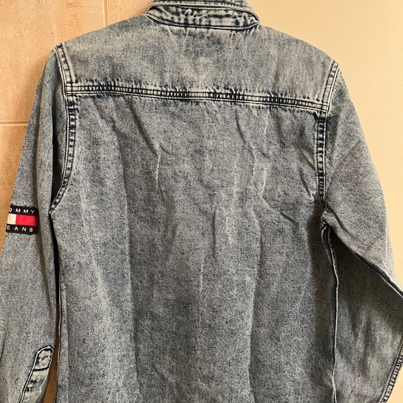 Tommy Hilfiger Unisex Denim Jacket Medium Size Brand New - Picture 4 of 5